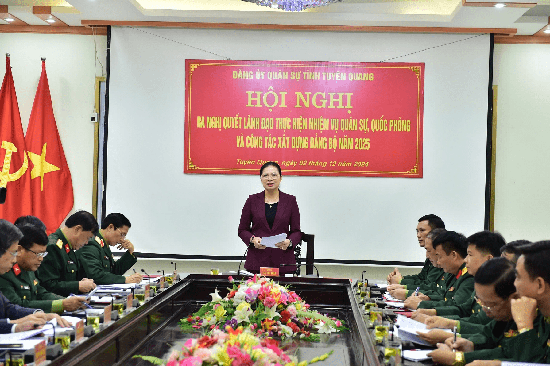 Đảng ủy quân sự tỉnh Tuyên Quang tham mưu xử lý kịp thời, hiệu quả các tình huống về quốc phòng, an ninh