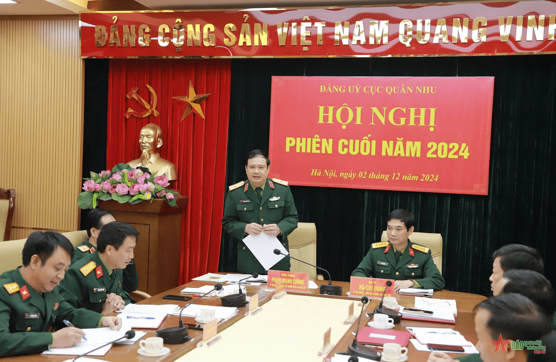 Đảng ủy Cục Quân nhu, Tổng cục Hậu cần tổ chức hội nghị phiên cuối năm