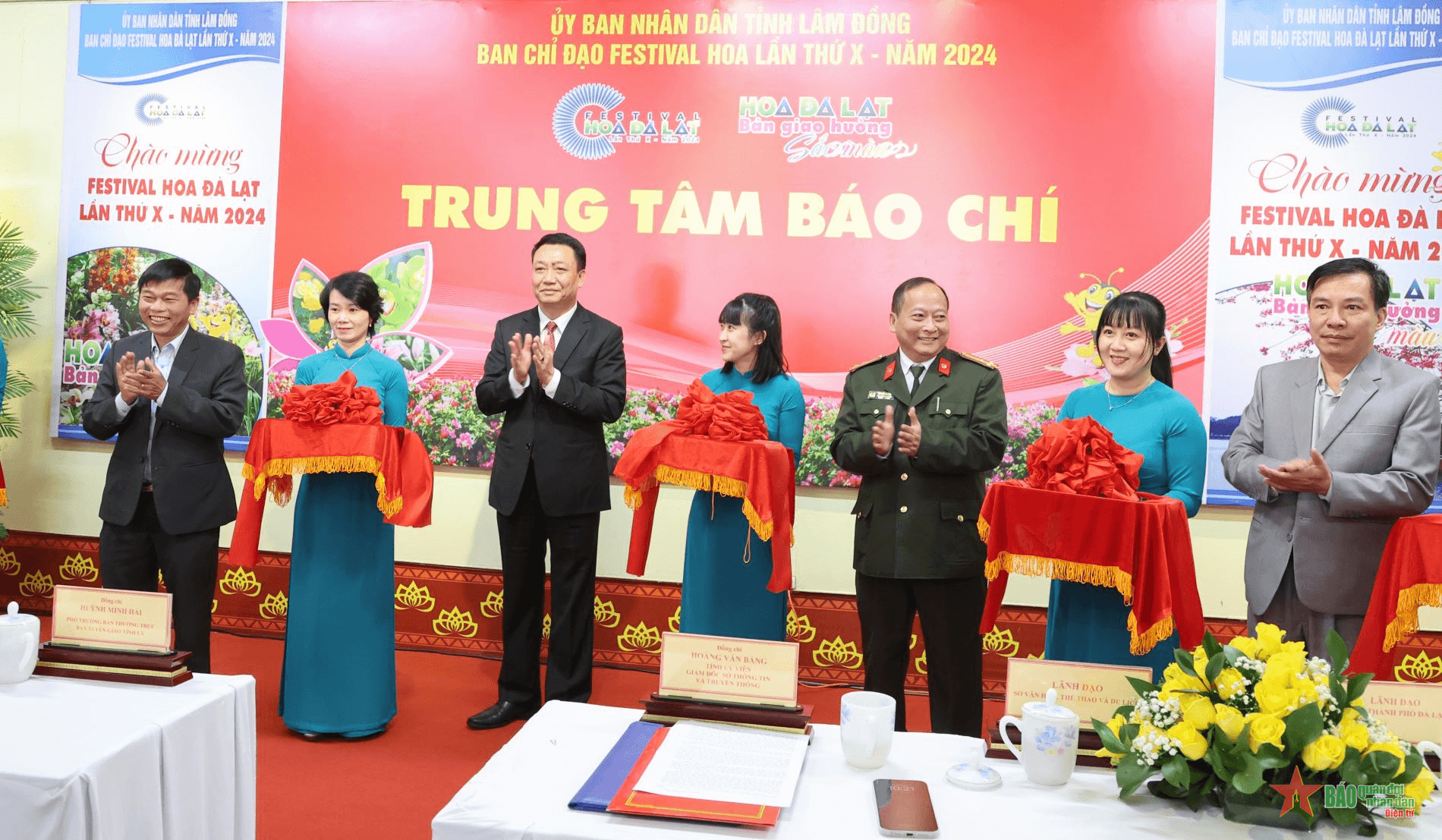 Khai trương trung tâm báo chí phục vụ Festival hoa Đà Lạt lần thứ X năm 2024