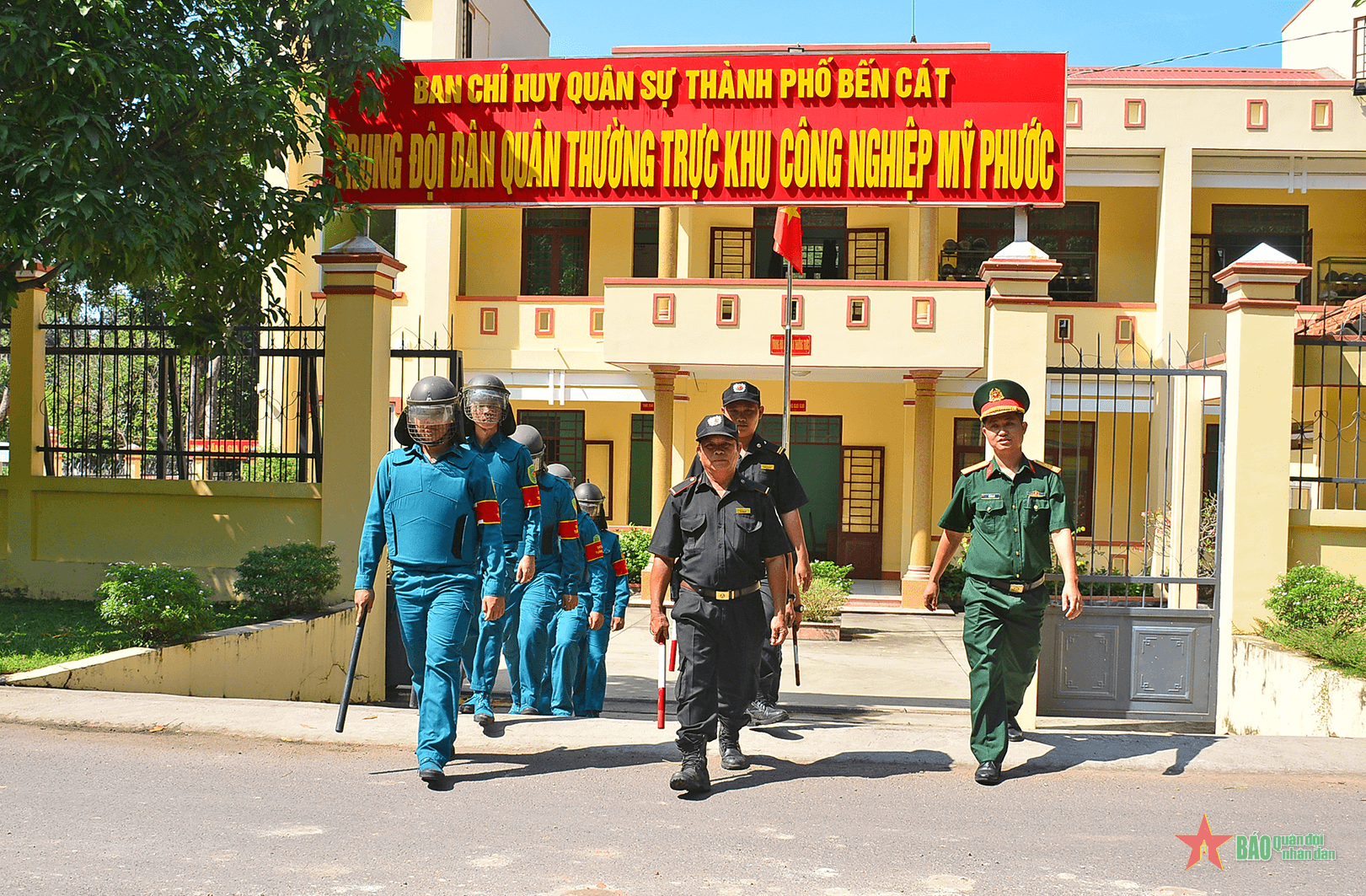 TP Bến Cát (Bình Dương) phát huy hiệu quả lực lượng dân quân thường trực  khu công nghiệp