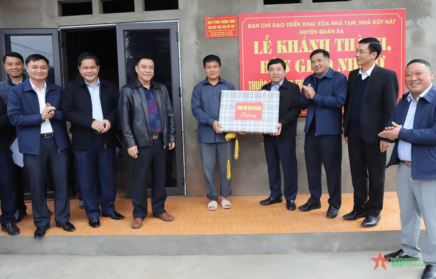 Hà Giang: Khánh thành ngôi nhà đầu tiên trong chương trình xóa nhà tạm, nhà dột nát