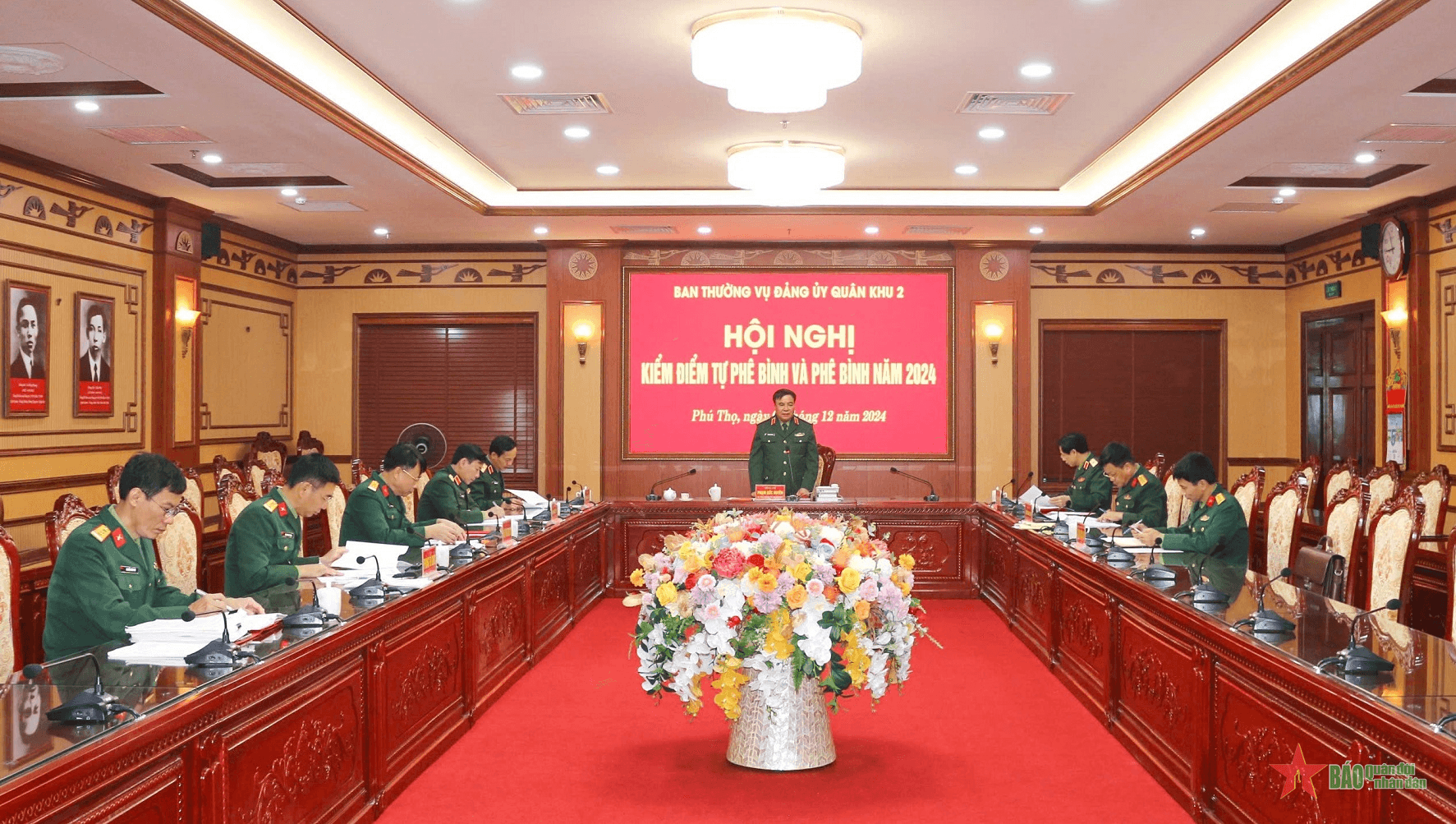 Ban Thường vụ Đảng ủy Quân khu 2 lãnh đạo hoàn thành xuất sắc nhiều nhiệm vụ năm 2024