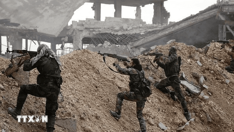 Các nhóm vũ trang đối lập ở Syria tiến vào thủ đô Damascus