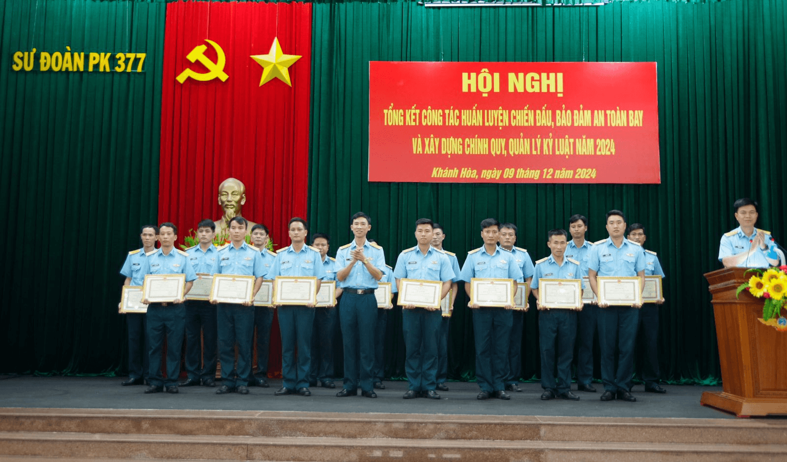Sư đoàn 377: Kết quả huấn luyện cán bộ năm 2024 đạt yêu cầu đề ra