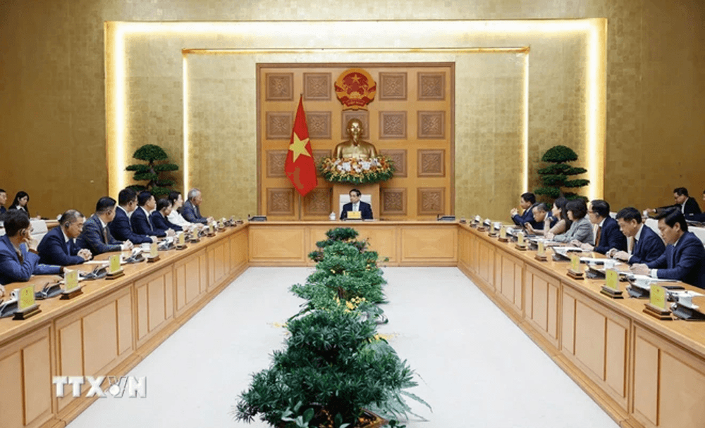 Thủ tướng Phạm Minh Chính đề nghị các doanh nghiệp nhóm lớn nhất toàn cầu nghiên cứu tham gia các dự án hạ tầng tại Việt Nam