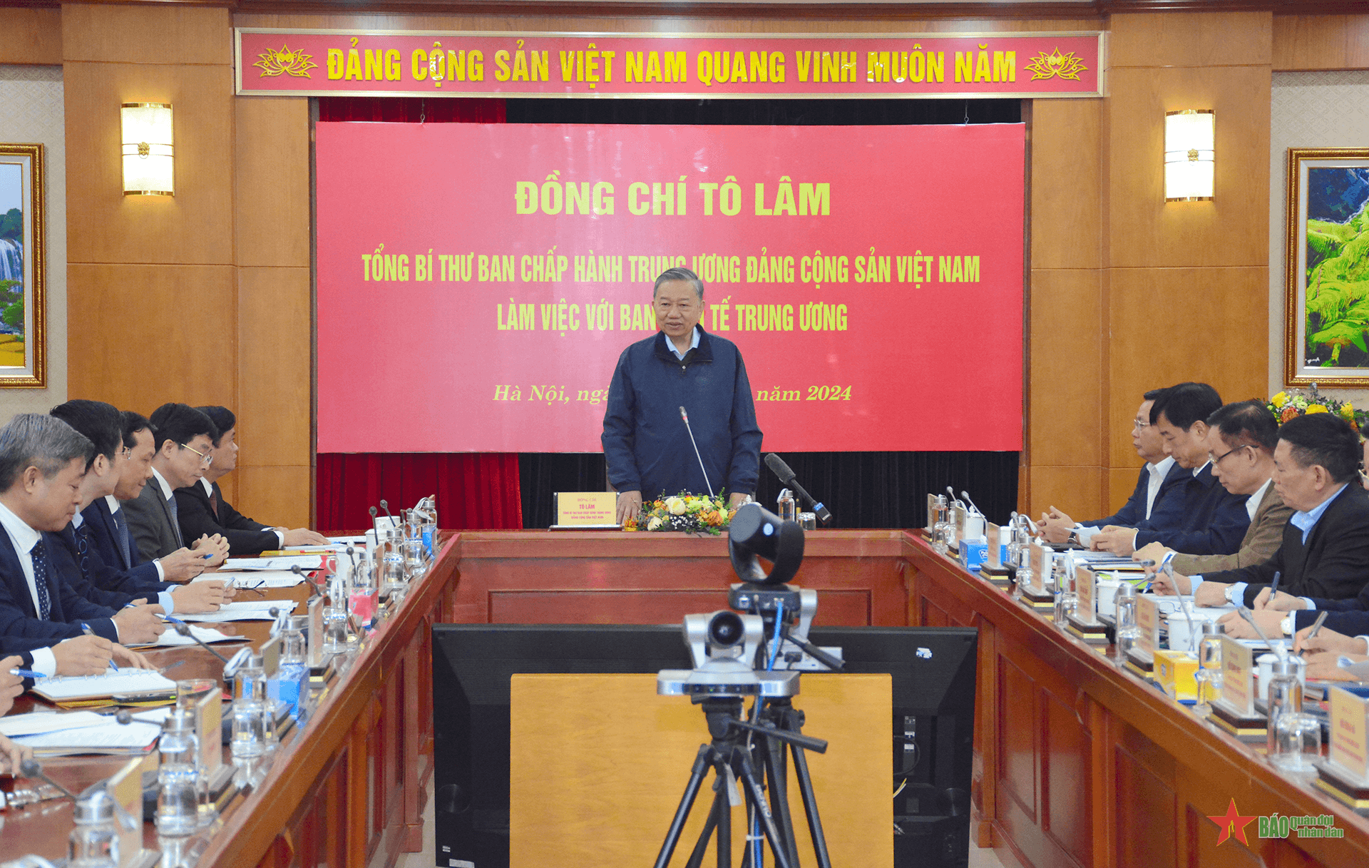 Tổng Bí thư Tô Lâm làm việc với Ban Kinh tế Trung ương