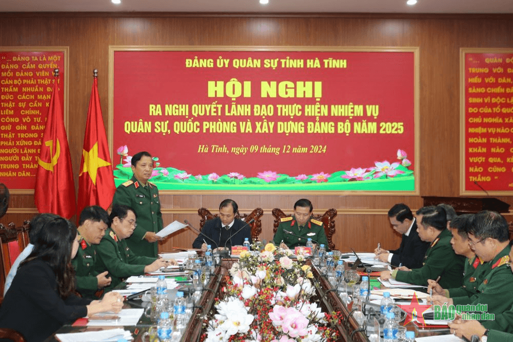 Đảng ủy Quân sự tỉnh Hà Tĩnh thực hiện tốt nhiệm vụ quân sự, quốc phòng
