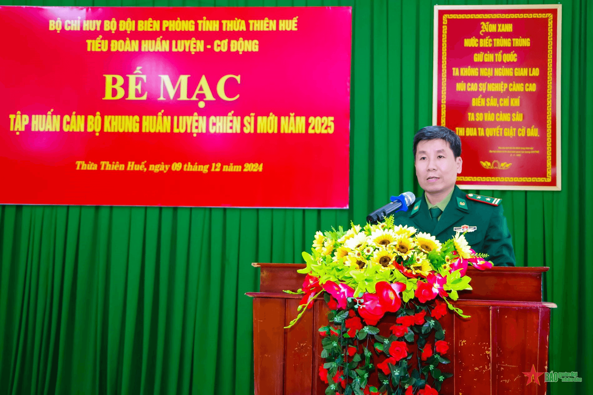 BĐBP tỉnh Thừa Thiên Huế: Bế mạc tập huấn khung huấn luyện chiến sĩ mới