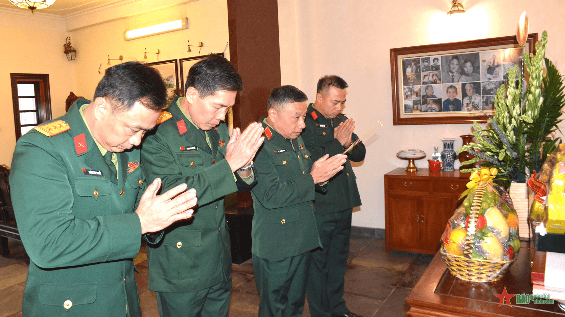 Tổng cục Chính trị Quân đội nhân dân Việt Nam dâng hương, tri ân Đại tướng Văn Tiến Dũng và Đại tướng Chu Huy Mân