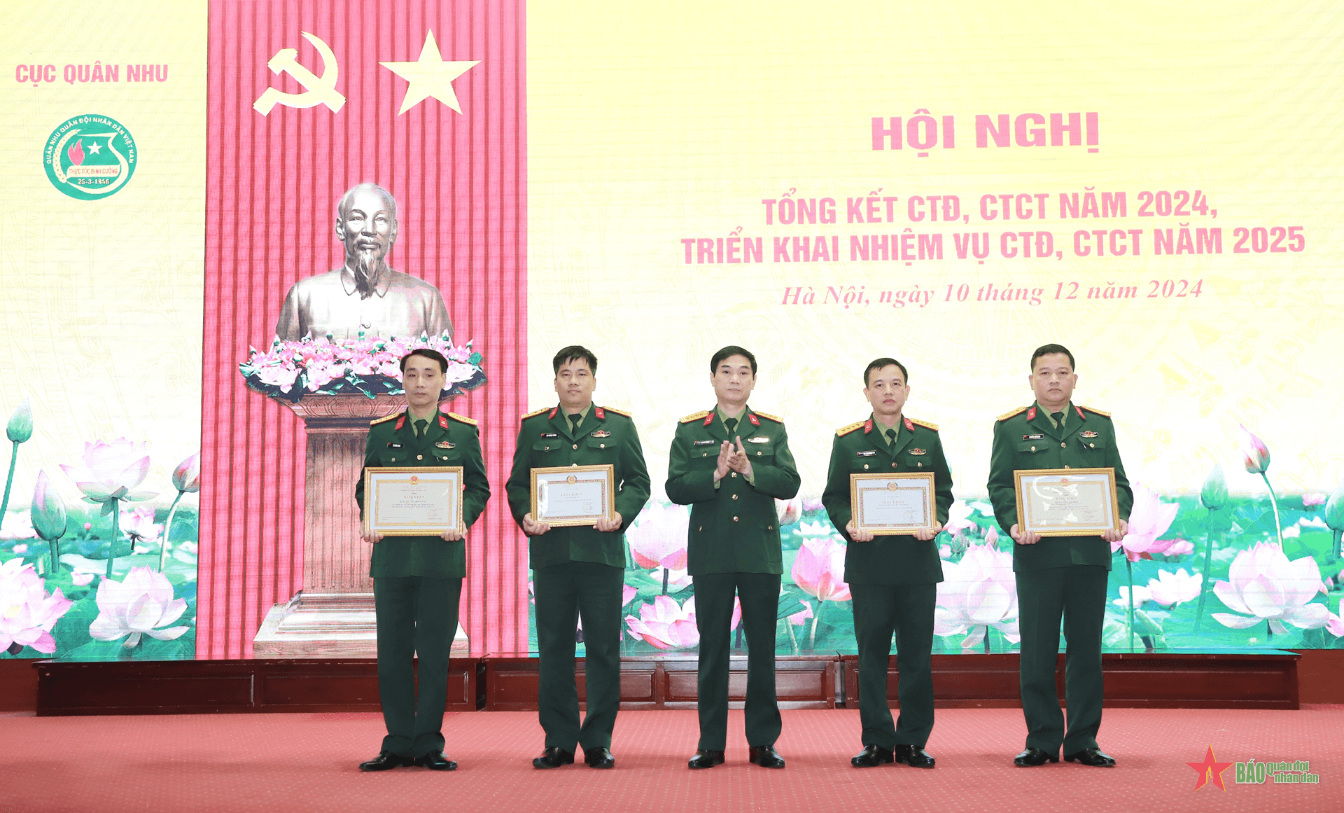 Cục Quân nhu, Tổng cục Hậu cần hoàn thành toàn diện các mặt hoạt động công tác Đảng, công tác chính trị