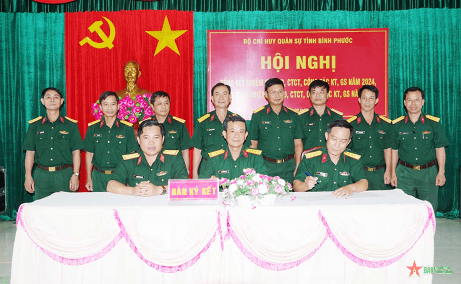 Bộ CHQS tỉnh Bình Phước thực hiện tốt công tác Đảng, công tác chính trị