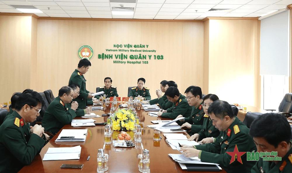 Bệnh viện Quân y 103 ra nghị quyết lãnh đạo thực hiện nhiệm vụ năm 2025