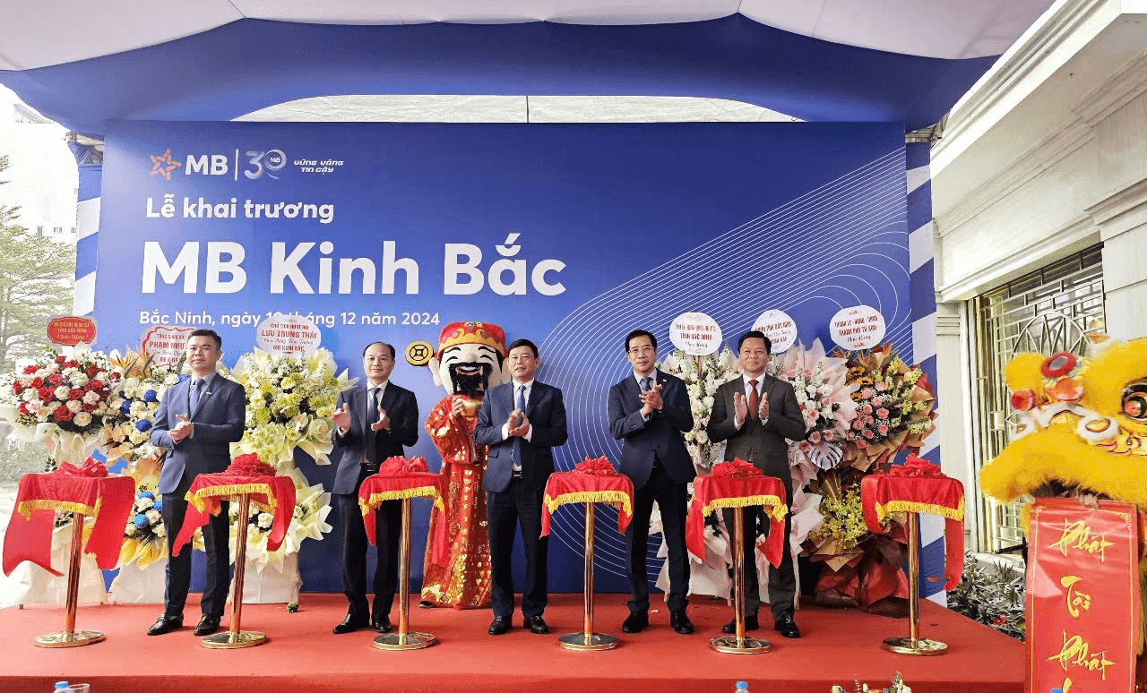 Khai trương Ngân hàng Quân đội chi nhánh Kinh Bắc
