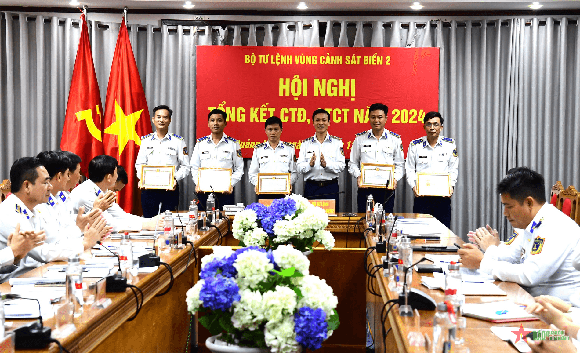 Bộ tư lệnh Vùng Cảnh sát biển 2 tổng kết hoạt động công tác Đảng, công tác chính trị năm 2024