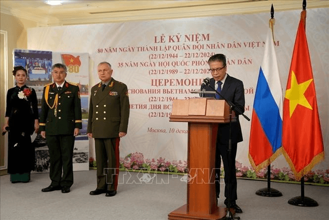 Kỷ niệm 80 năm Ngày thành lập Quân đội nhân dân Việt Nam tại các nước