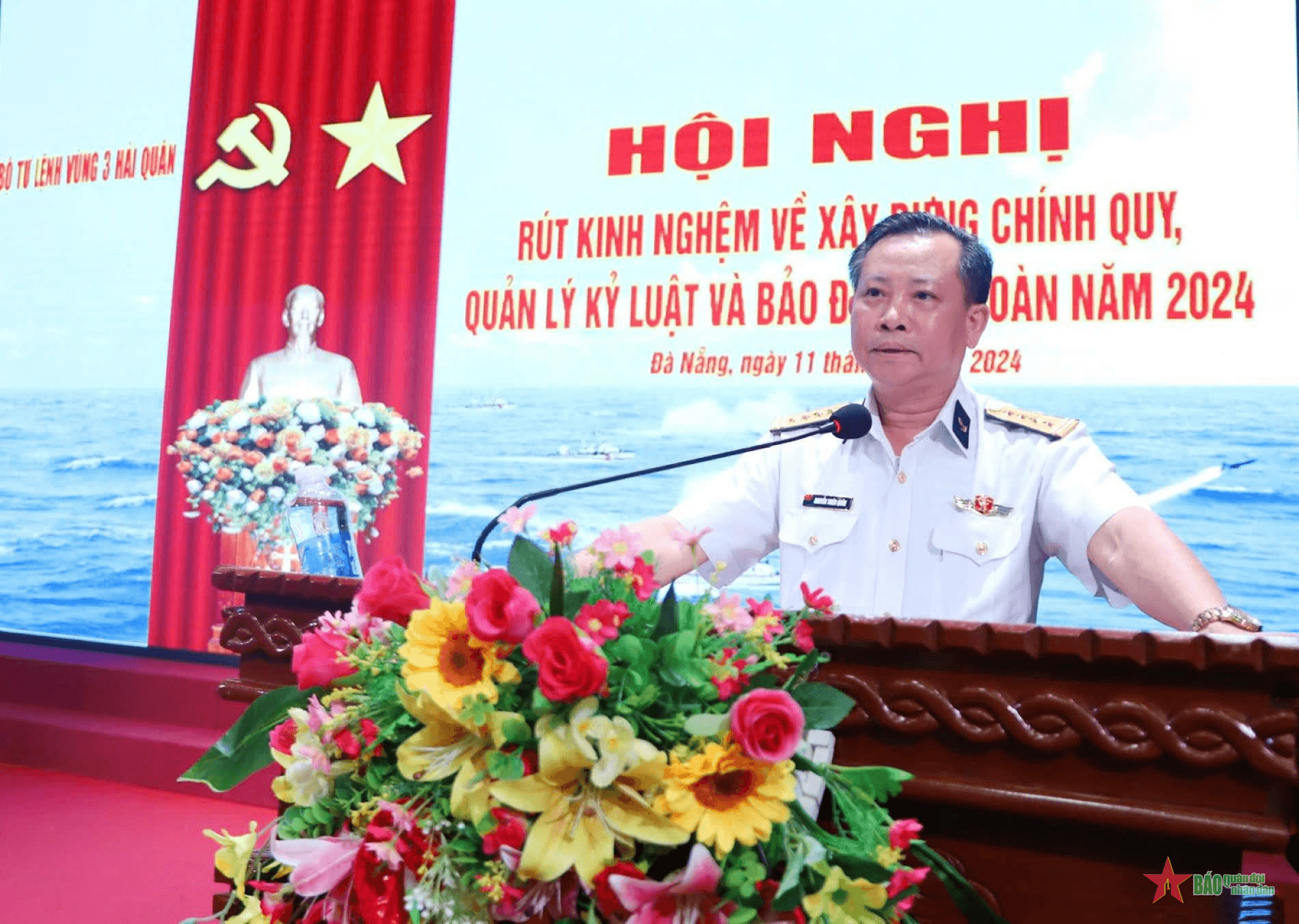 Vùng 3 Hải quân thực hiện tốt công tác xây dựng chính quy, quản lý kỷ luật, bảo đảm an toàn năm 2024
