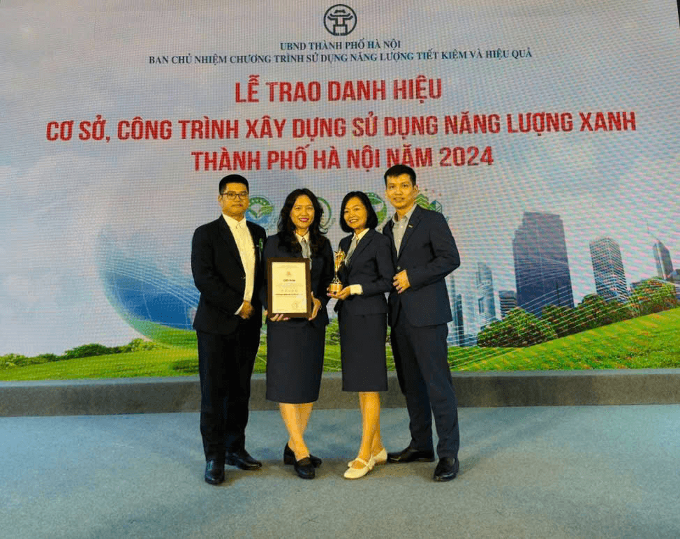 MB đón nhận danh hiệu công trình sử dụng năng lượng xanh năm 2024