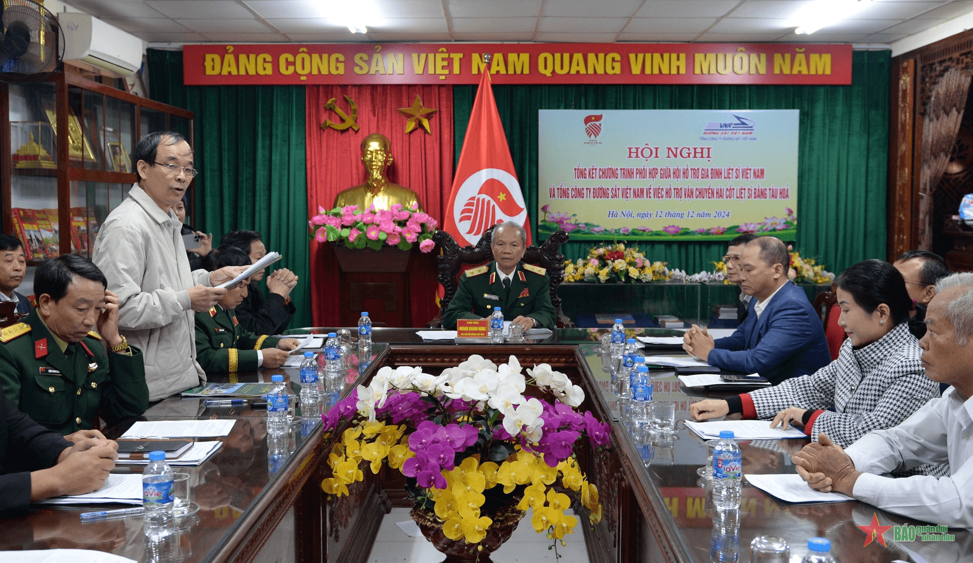 Tổng kết hoạt động hỗ trợ vận chuyển hài cốt liệt sĩ bằng phương tiện tàu hỏa