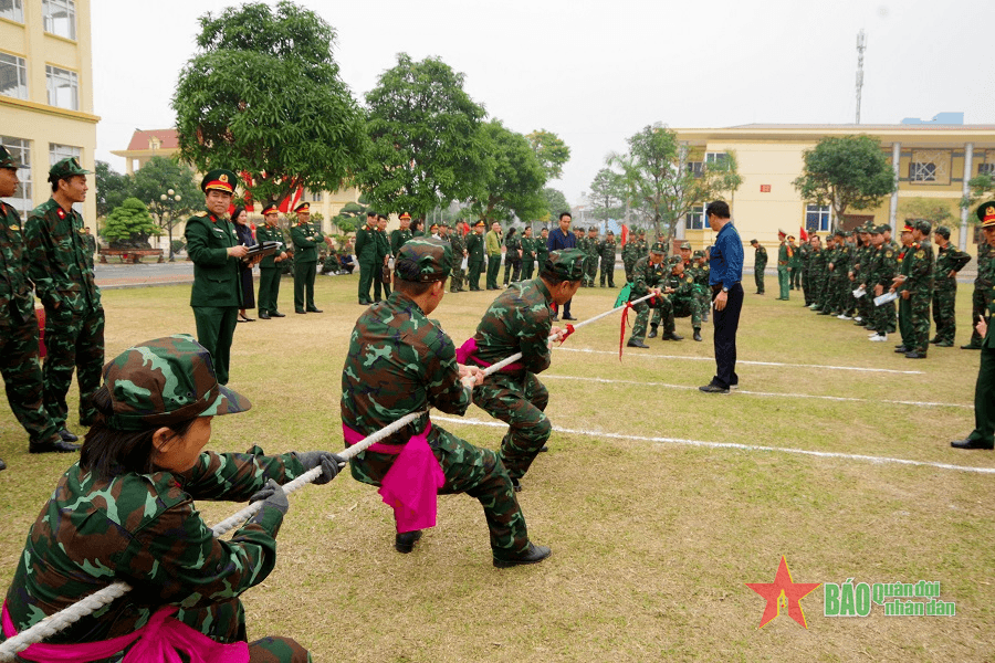 Bộ CHQS tỉnh Thái Bình bế mạc thi đấu thể thao