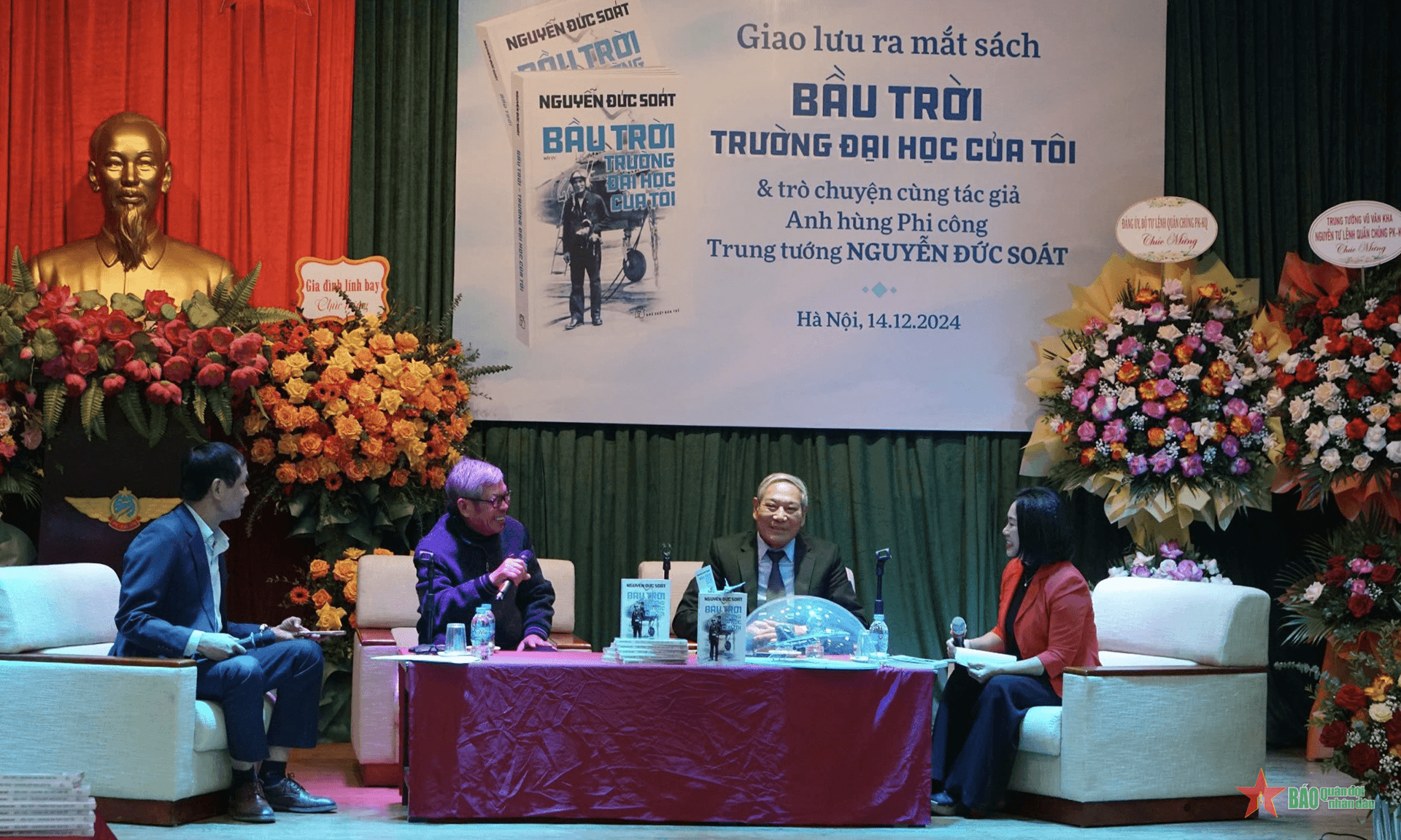 Ra mắt sách “Bầu trời - Trường đại học của tôi”: Hành trình hồi ức của một phi công huyền thoại