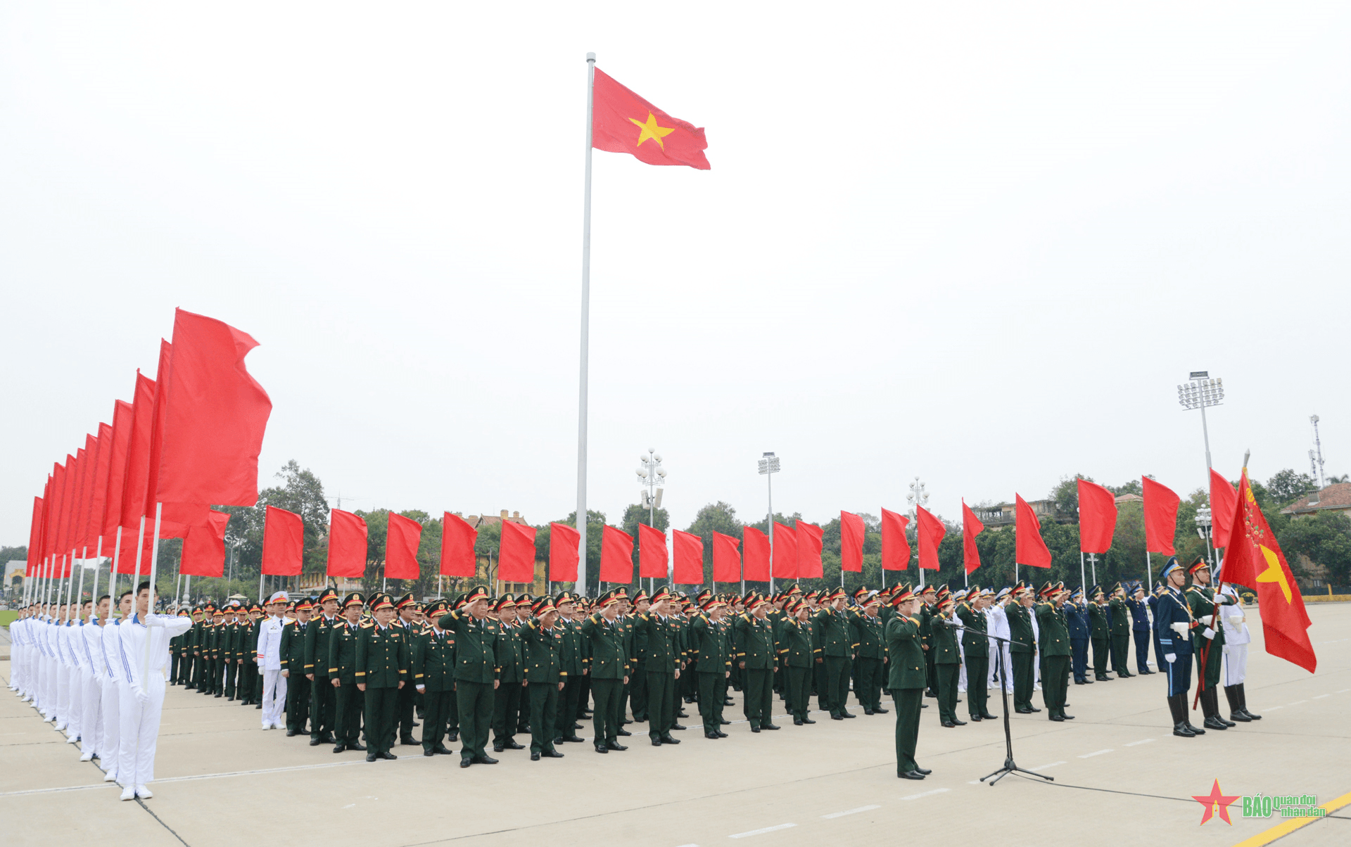 Quân ủy Trung ương, Bộ Quốc phòng tổ chức Lễ báo công dâng Bác nhân dịp kỷ niệm 80 năm Ngày thành lập Quân đội nhân dân Việt Nam
