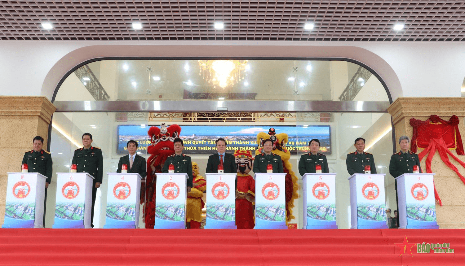 Công bố hoàn thành Dự án doanh trại Bộ CHQS tỉnh Thừa Thiên Huế và các đơn vị trực thuộc