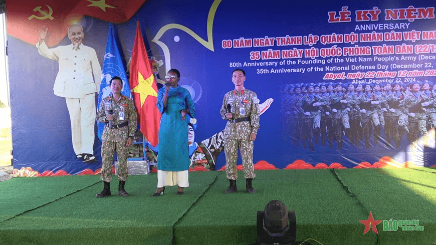 Lực lượng gìn giữ hòa bình Việt Nam tổ chức kỷ niệm 80 năm Ngày thành lập Quân đội nhân dân Việt Nam