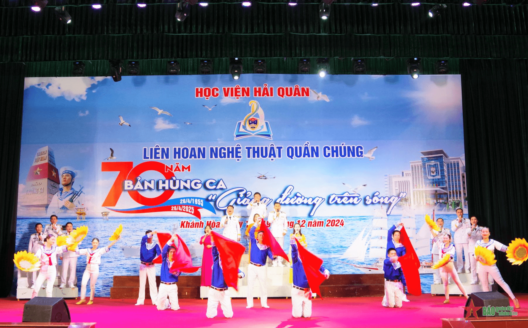 Hơn 500 diễn viên tham gia Liên hoan Nghệ thuật quần chúng Học viện Hải quân