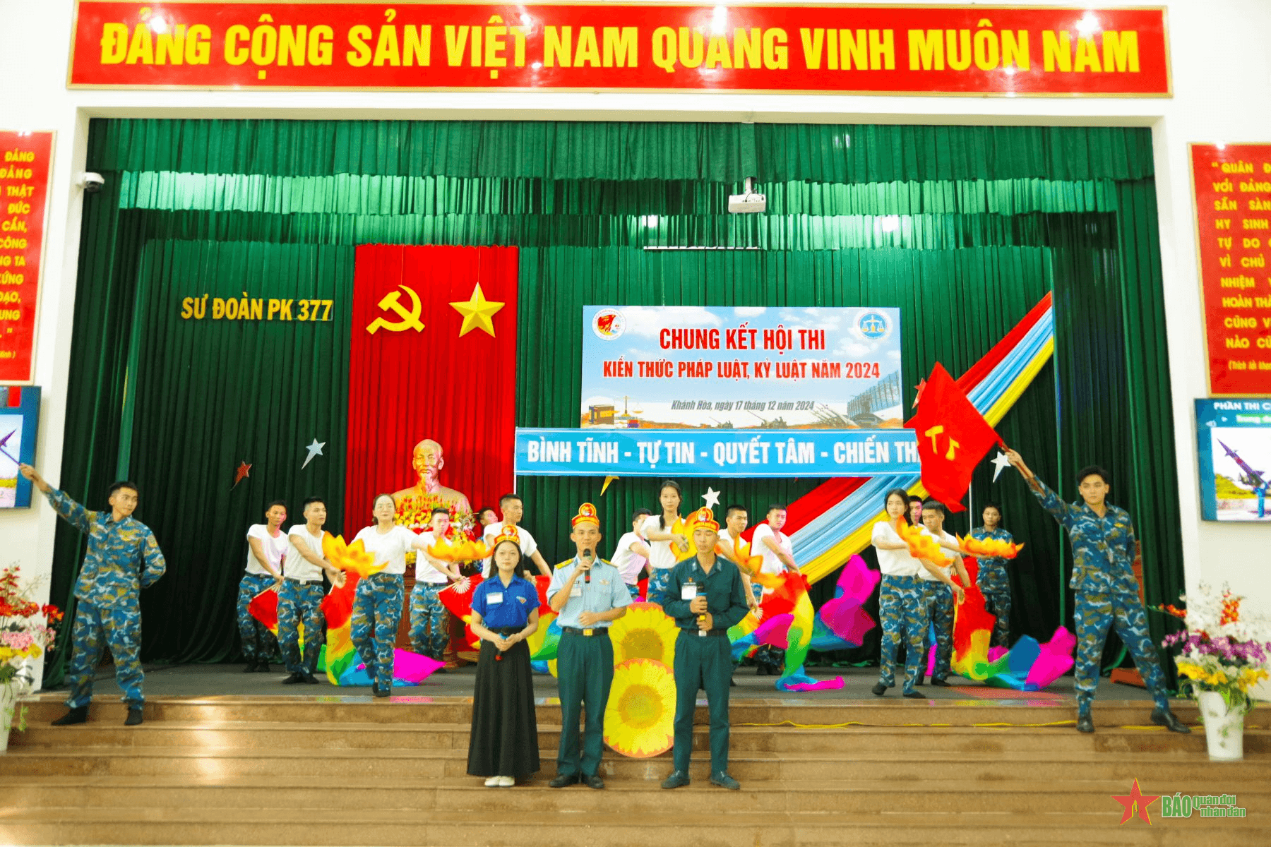 Nâng cao kiến thức pháp luật, kỷ luật cho bộ đội ở Sư đoàn 377