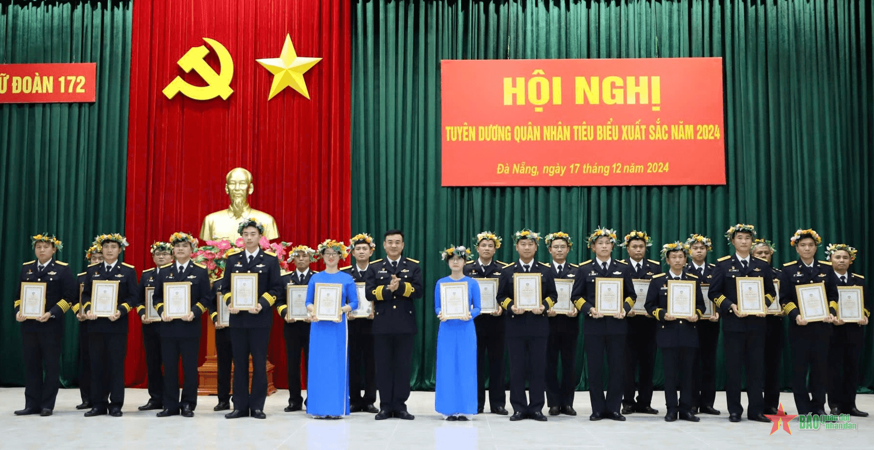 Lữ đoàn 172, Vùng 3 Hải quân tuyên dương quân nhân tiêu biểu xuất sắc năm 2024