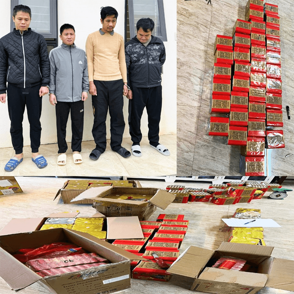 Thanh Hóa: Triệt phá đường dây sản xuất, buôn bán pháo nổ