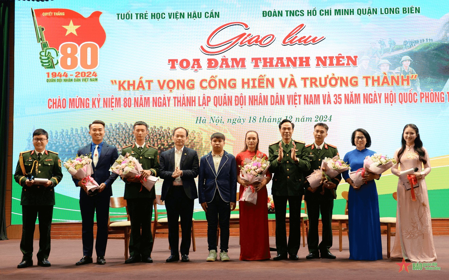 Tuổi trẻ Học viện Hậu cần lan tỏa khát vọng cống hiến và trưởng thành
