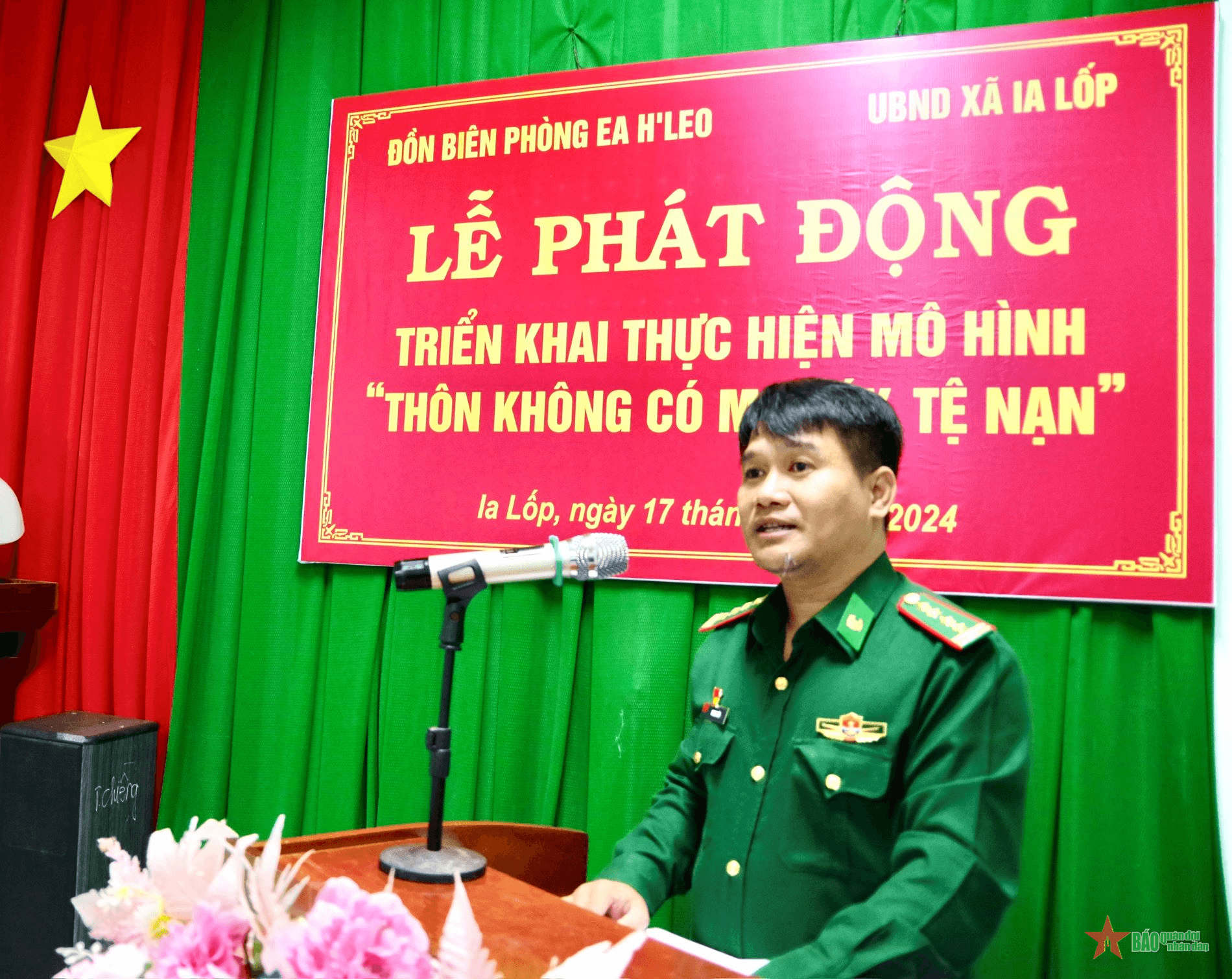 Đắk Lắk: Triển khai mô hình “Thôn không có ma túy, tệ nạn” tại xã biên giới Ia Lốp