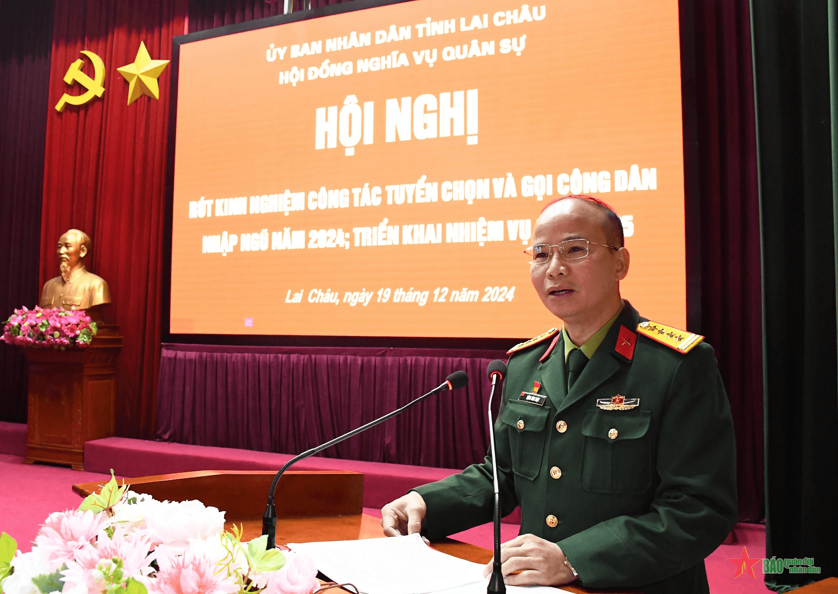 Lai Châu triển khai tuyển chọn và gọi công dân nhập ngũ năm 2025