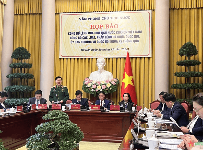 Công bố Lệnh của Chủ tịch nước về 10 Luật, Pháp lệnh được Quốc hội thông qua