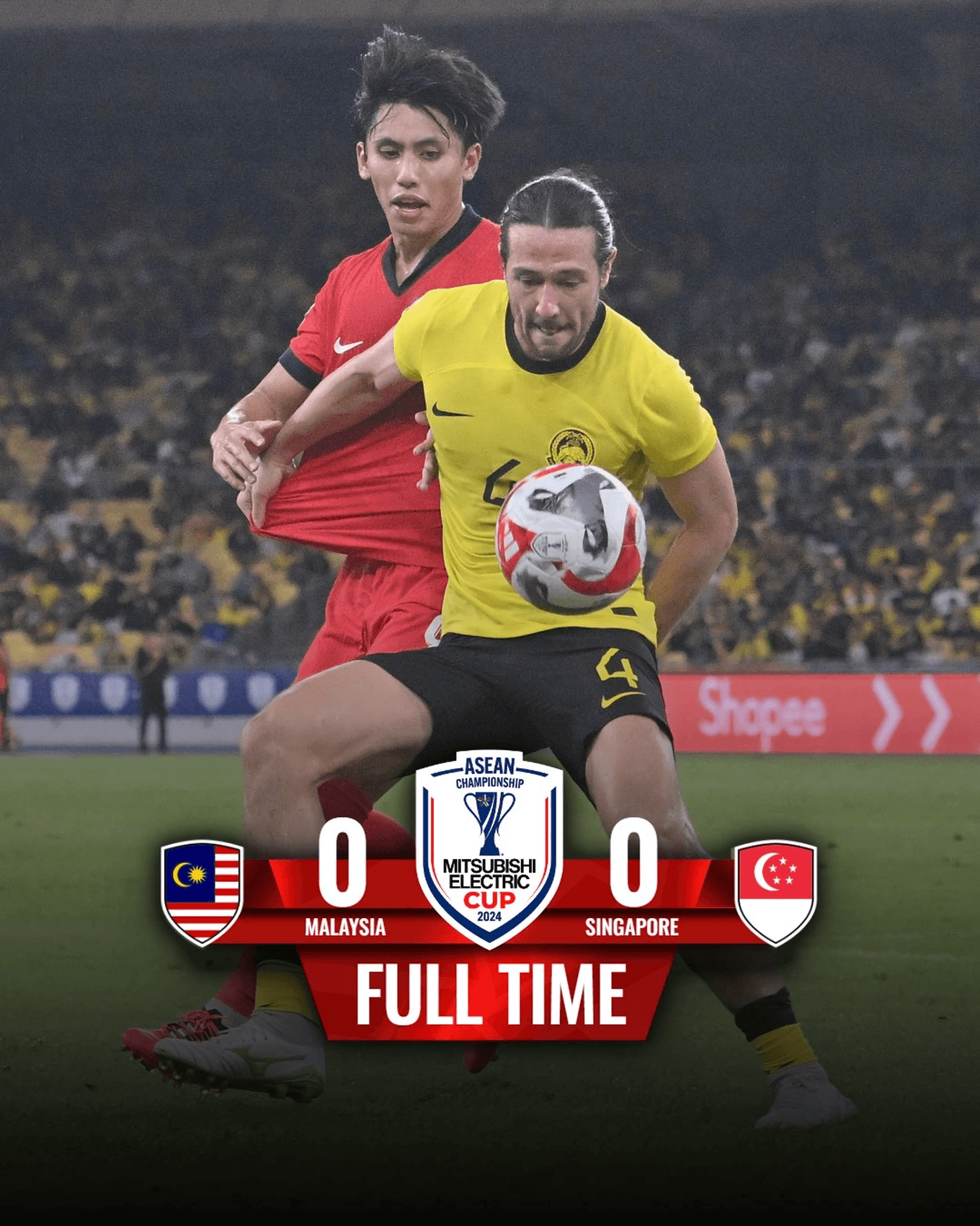 ASEAN Cup 2024: Singapore gây bất ngờ trước Malaysia