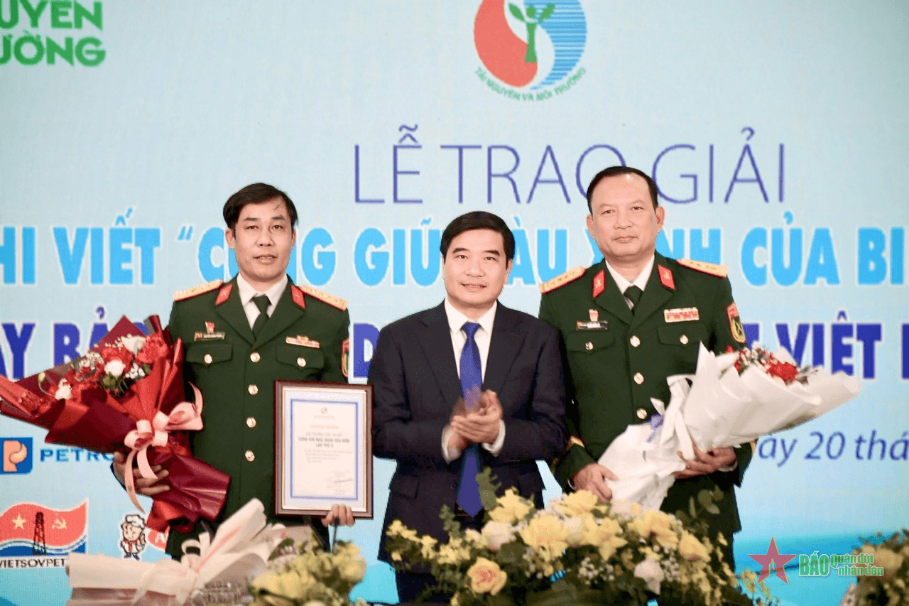 Báo Quân đội nhân dân đoạt giải nhất Cuộc thi tác phẩm báo chí “Cùng giữ màu xanh của biển” lần thứ hai