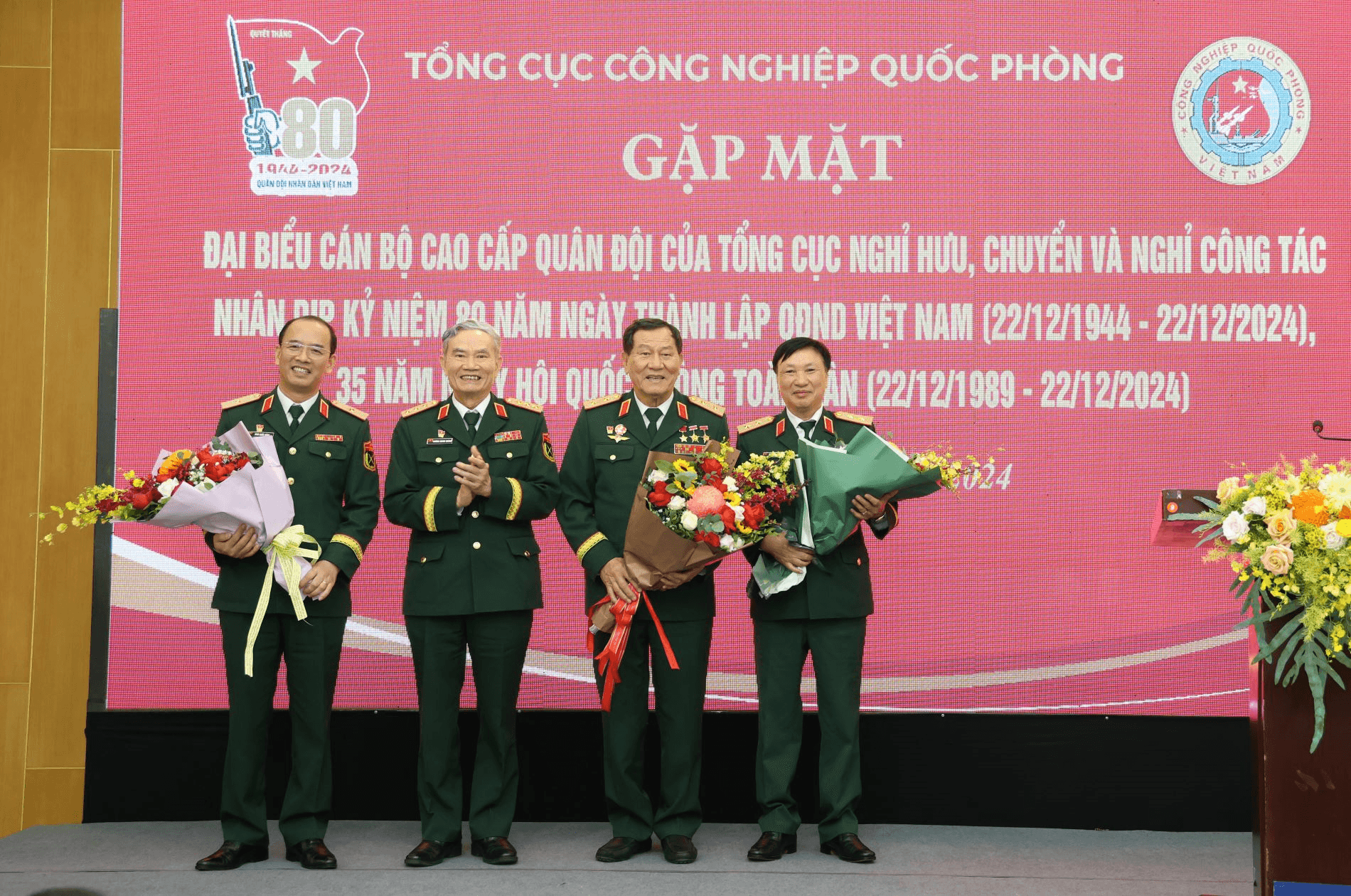 Tổng cục Công nghiệp Quốc phòng gặp mặt kỷ niệm 80 năm Ngày thành lập Quân đội nhân dân Việt Nam