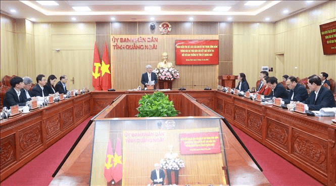 Đoàn kiểm tra của Ban Bí thư thông báo Dự thảo kết quả kiểm tra đối với Ban Thường vụ Tỉnh ủy Quảng Ngãi