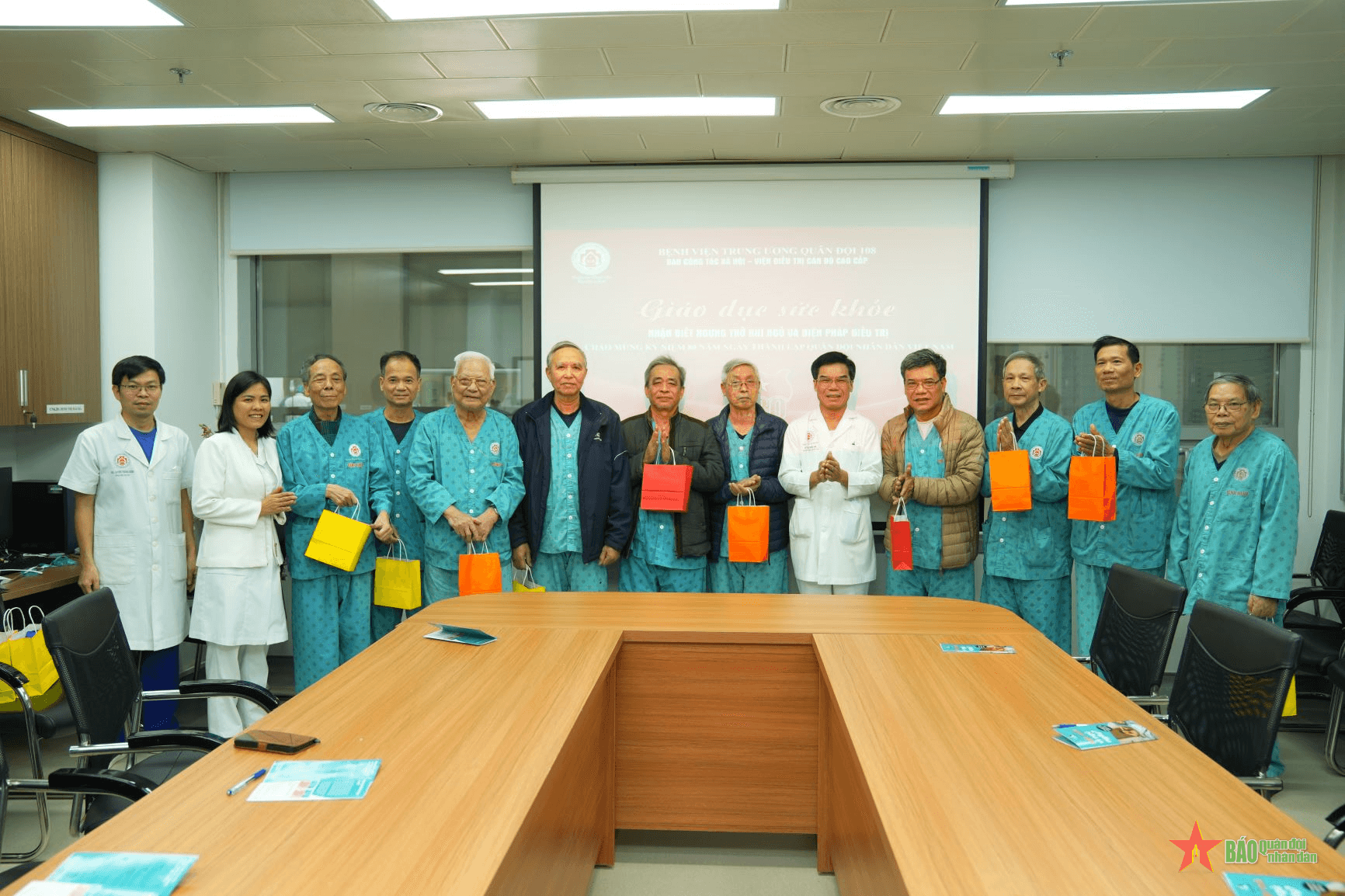 Viện điều trị cán bộ cao cấp Quân đội (Viện A1), Bệnh viện Trung ương Quân đội 108 tri ân các cựu chiến binh