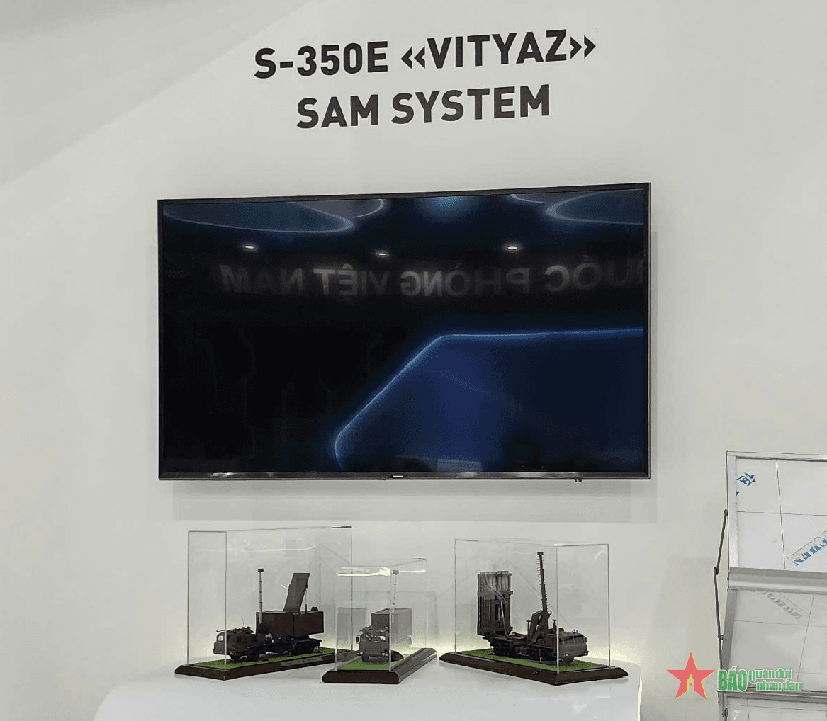 “Kỵ sĩ Nga” S-350 đã có mặt tại Triển lãm Quốc phòng Quốc tế Việt Nam 2024