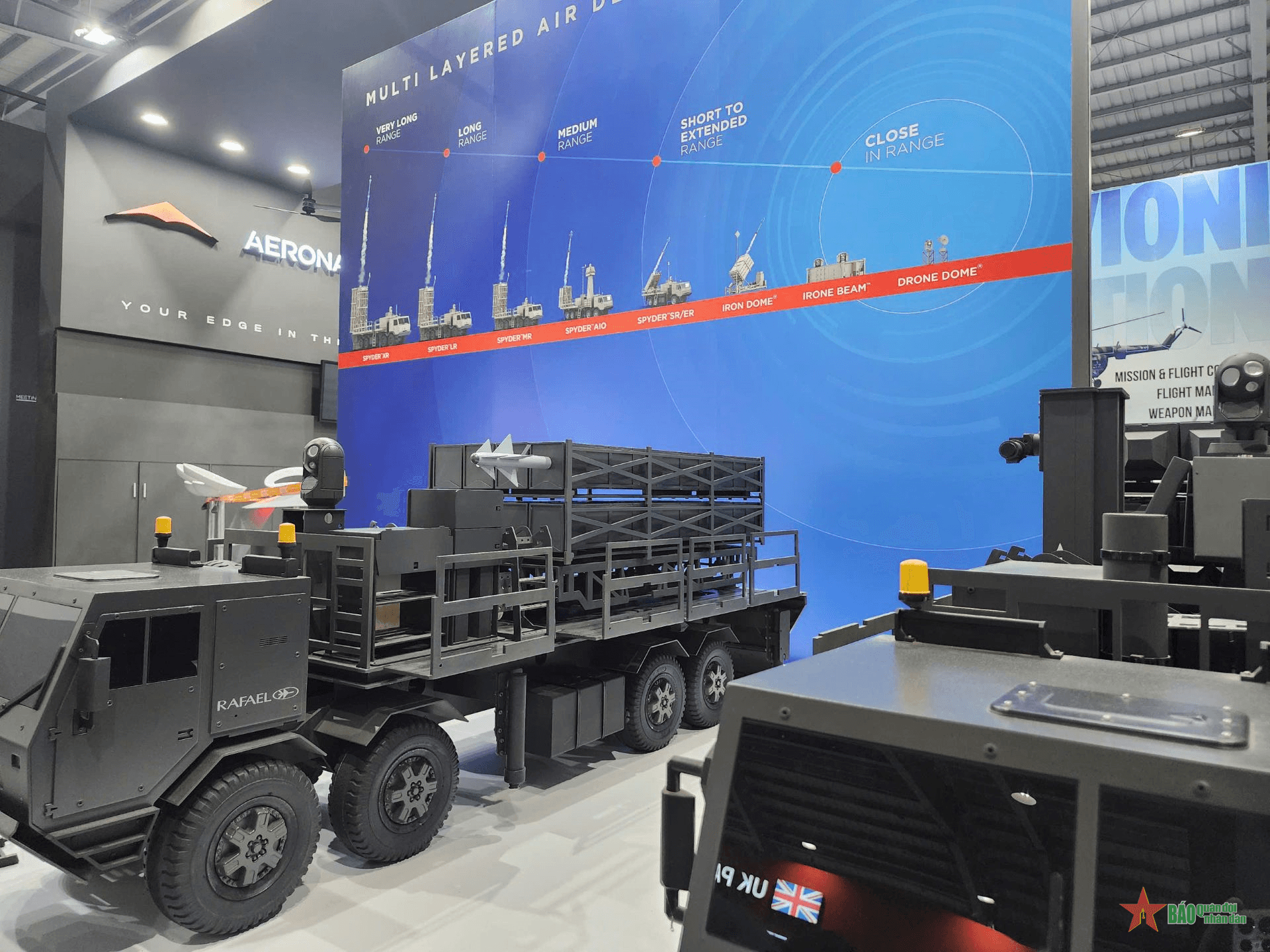 Israel giới thiệu tổ hợp Spyder AIO "tất cả trong một" tại Triển lãm Quốc phòng quốc tế Việt Nam 2024