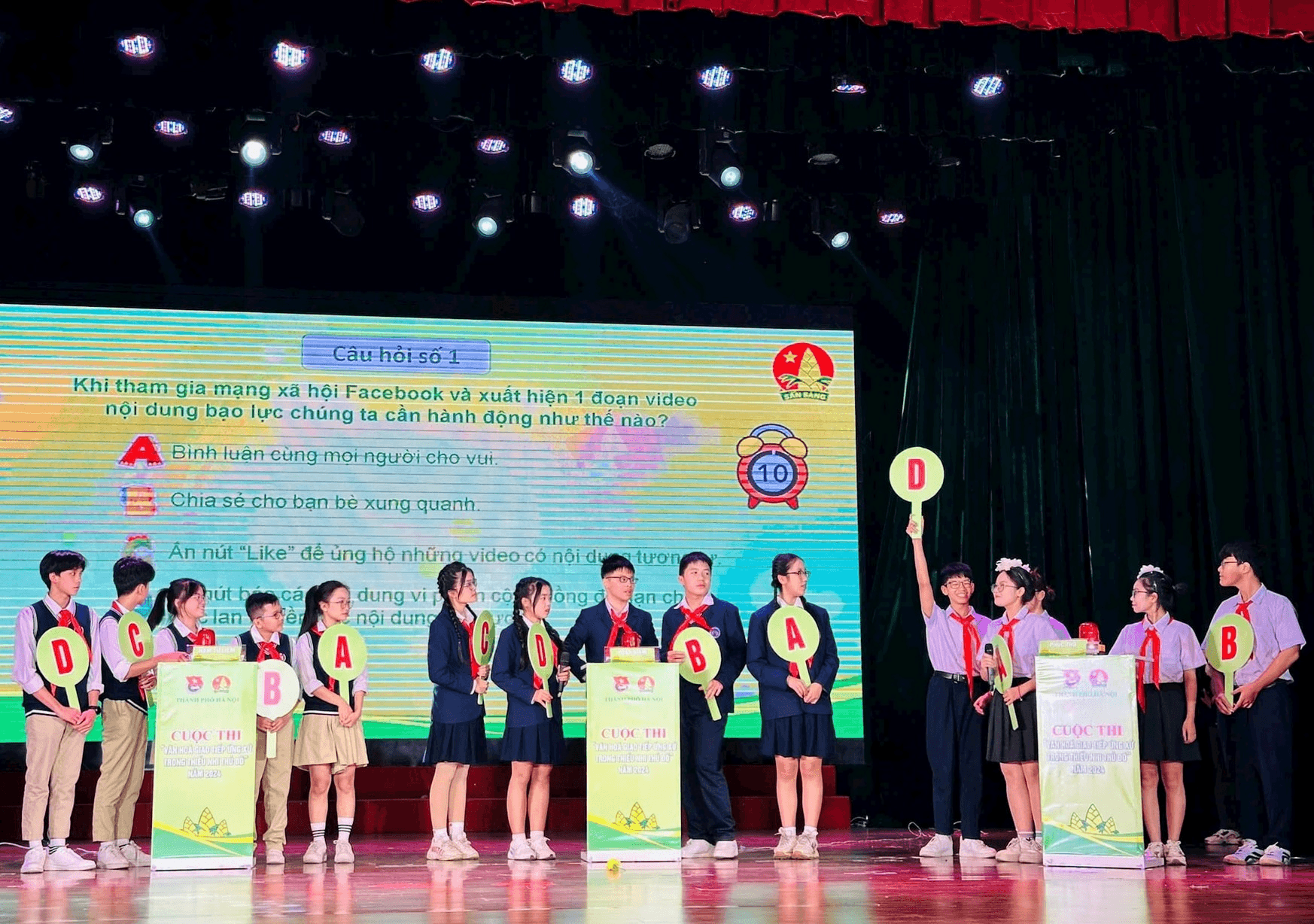 Sôi nổi Cuộc thi “Văn hóa giao tiếp ứng xử trong thiếu nhi Thủ đô”