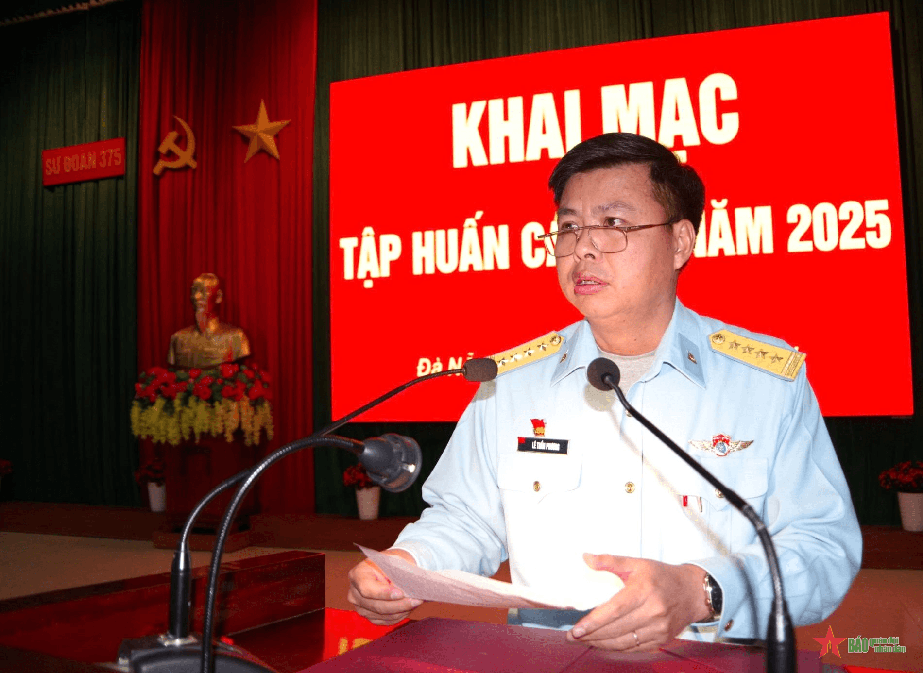 Sư đoàn 375 tập huấn cán bộ năm 2025