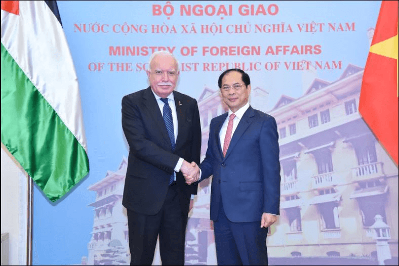 Việt Nam ủng hộ thành lập một Nhà nước Palestine độc lập và có chủ quyền