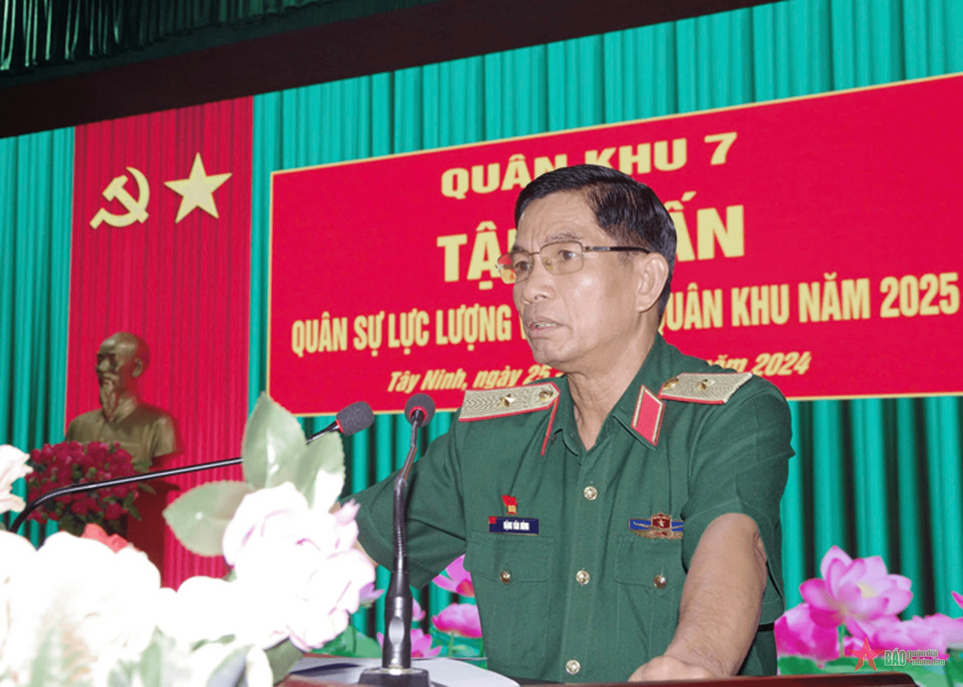 Quân khu 7 khai mạc tập huấn quân sự năm 2025