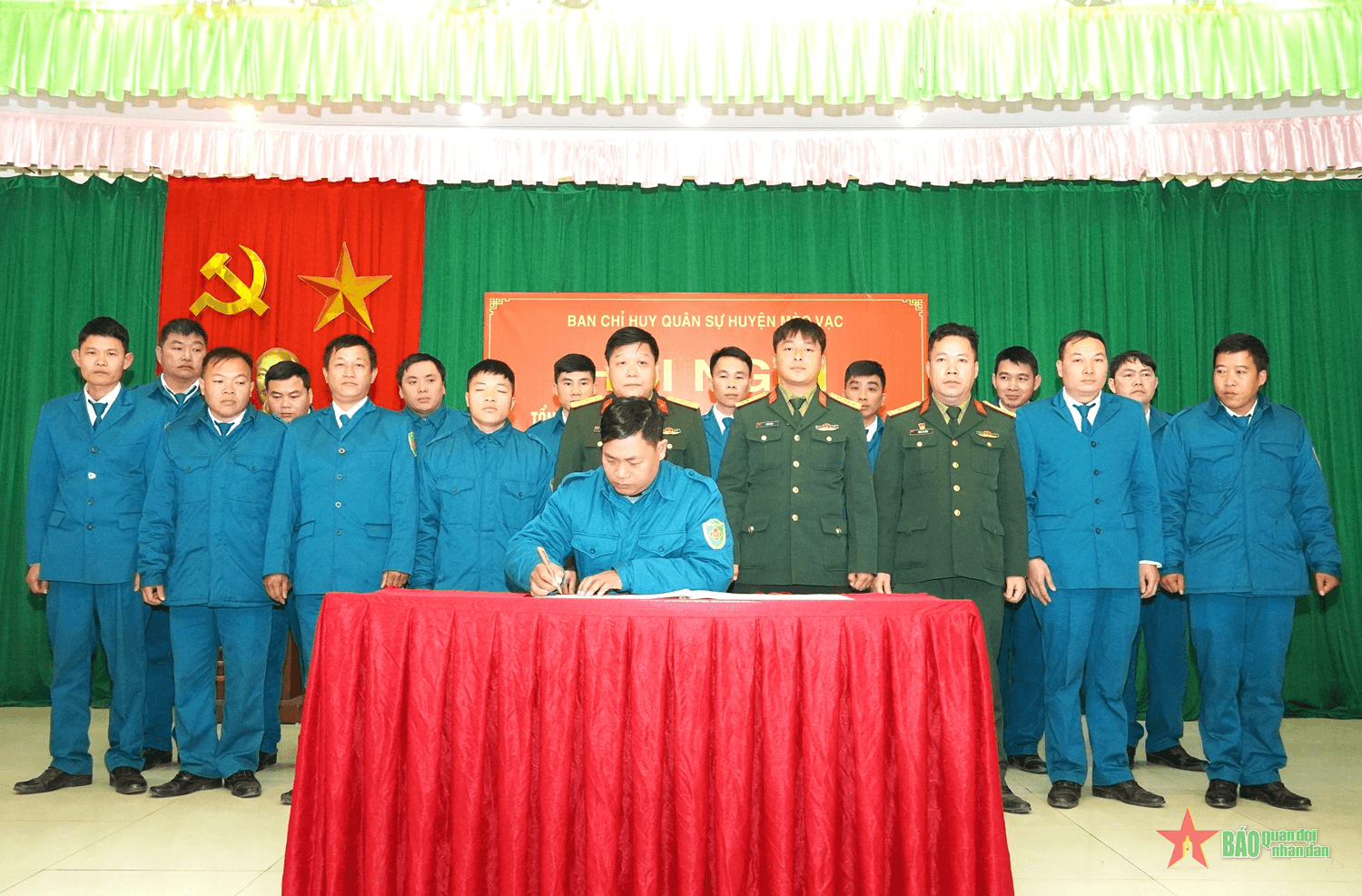 Ban CHQS huyện Mèo Vạc (Hà Giang) phát động Phong trào Thi đua Quyết thắng năm 2025