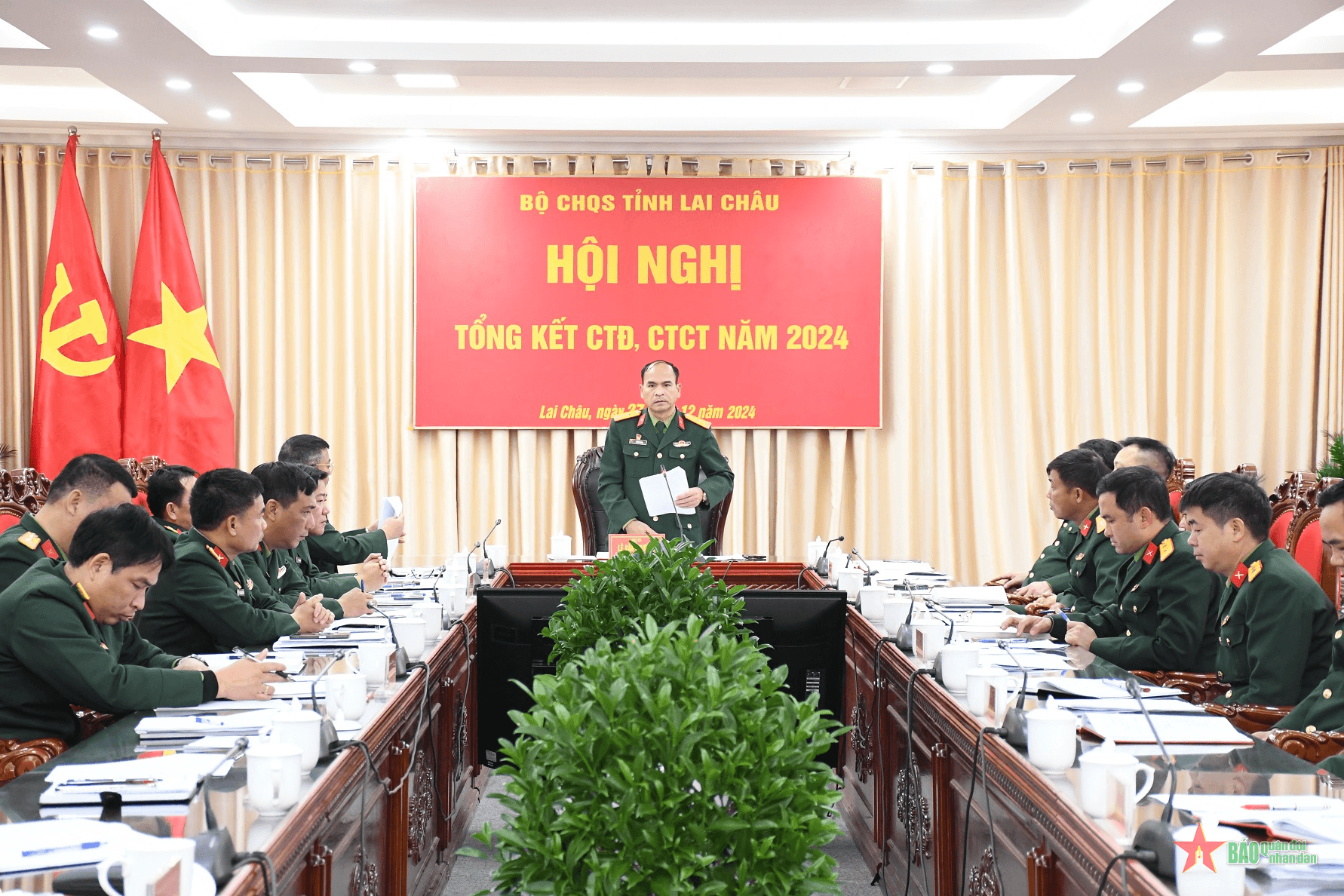 LLVT tỉnh Lai Châu tổng kết công tác Đảng, công tác chính trị năm 2024
