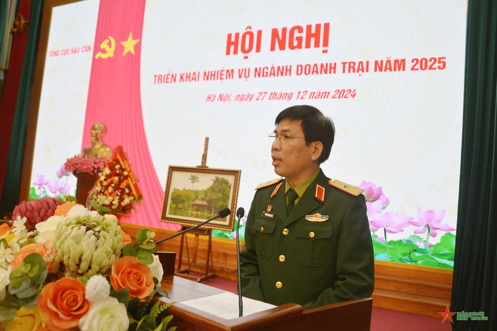 Tổng cục Hậu cần triển khai nhiệm vụ ngành doanh trại năm 2025