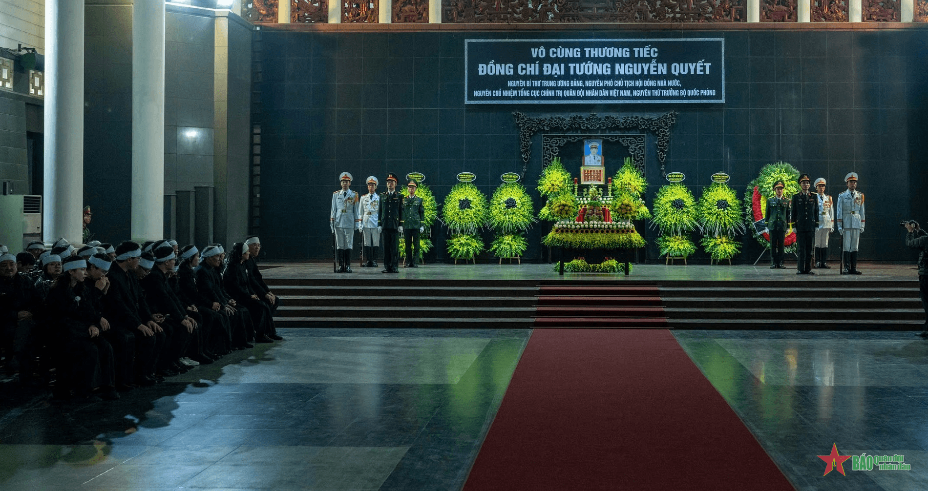 Cử hành trọng thể Lễ viếng đồng chí Đại tướng Nguyễn Quyết